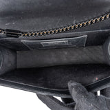 Saint Laurent Grain De Poudre Embossed Leather Kate Chain Crossbody Bag
