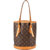 Louis Vuitton Monogram Canvas Bucket PM Shoulder Bag