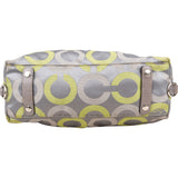 Coach Madison Op Art Sabrina Sateen Satchel Handbag