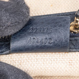 Gucci Blue Leather GG Soho Messenger Crossbody Bag