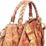 Miu Miu Matelassé Leather Coffer Handbag