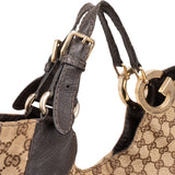 Gucci Monogram GG Canvas Blondie G Large Hobo Shoulder Bag