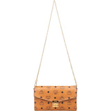 MCM Monogram Visetos Patricia Wallet on Chain Crossbody Bag