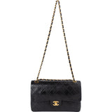 Chanel Quilted 24K Gold Lambskin Medium Double Flap Shoulder Bag