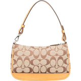 Coach Signature Monogram Pochette Handbag