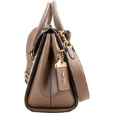 Coach Brown Leather Broome Carryall Handbag