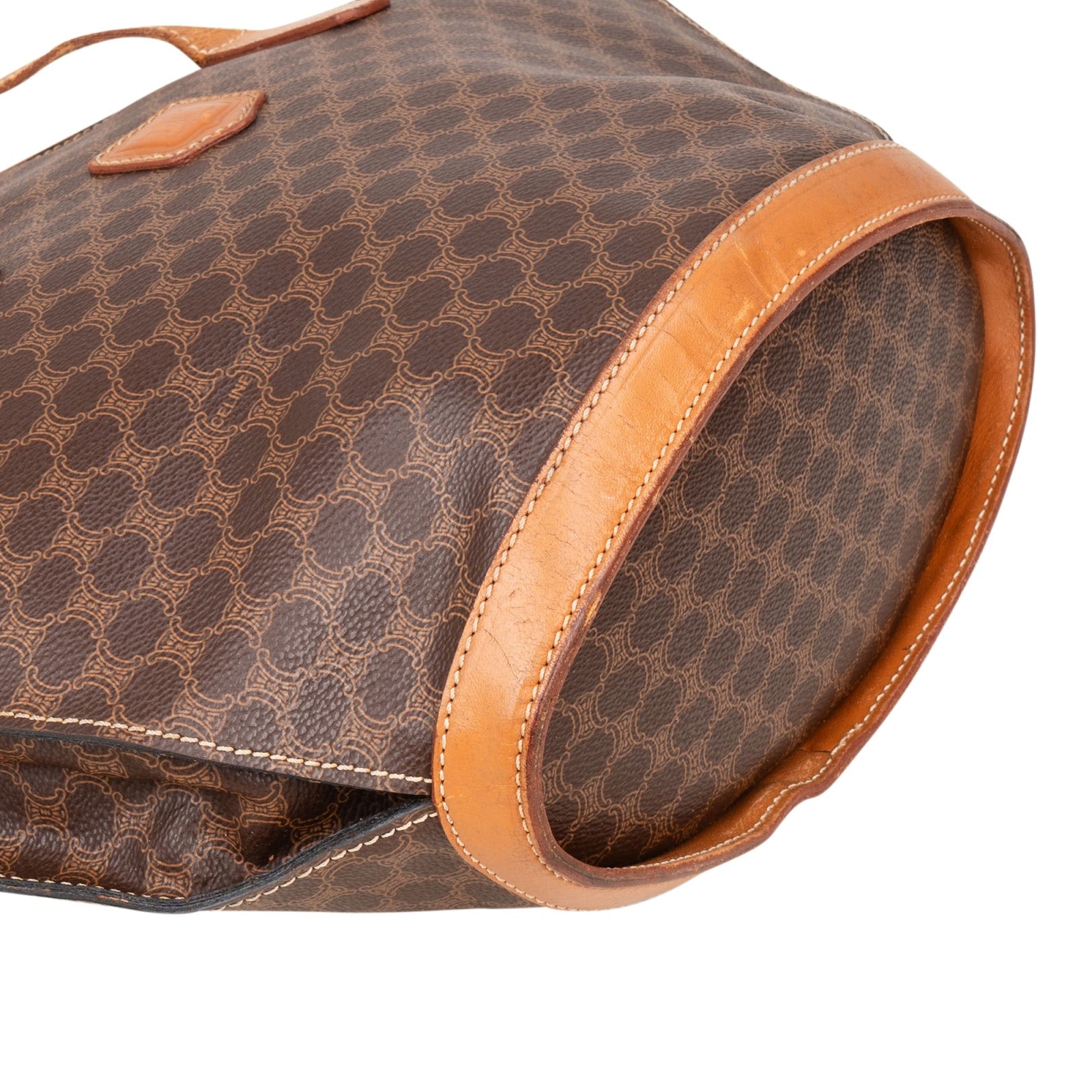 [🔄️B14 / F33] Celine Macadam Canvas Tote Shoulder Bag - vintageandkickz