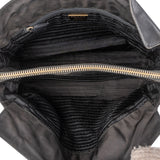 Prada Leather and Nylon Chain Tote Shoulder Bag
