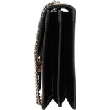 Gucci Patent Leather Interlocking G Shoulder Bag