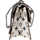 Louis Vuitton Monogram Canvas Black & White Vernis Leather Wynwood Trunk Crossbody Bag