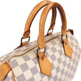 Louis Vuitton Monogram Damier Azur Canvas Speedy 25 Handbag