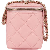 Chanel Quilted Caviar Leather Vanity Case Crossbody Bag