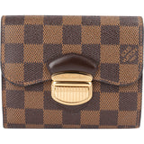 Louis Vuitton Monogram Damier Ebene Koala Compact Wallet