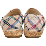 Chanel Multicolor Black Tweed CC Espadrilles Shoes (37)