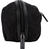 Prada Tessuto Nylon Saffiano Leather Cosmetic Pouch