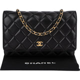 Chanel Quilted Lambskin CC Wallet On Chain Crossbody Bag