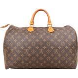 Louis Vuitton Monogram Canvas Speedy 40 Handbag