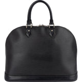 Louis Vuitton Noir Epi Leather Alma GM Handbag