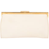Prada Saffiano Leather Frame Coin Purse Wallet