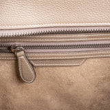 Céline Taupe Grained Calfskin Luggage Handbag