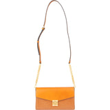 MCM Emblem Monogram Embossed Leather Patricia Crossbody Bag