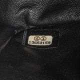 Chanel Quilted Caviar Leather Palladium Jumbo Singe Flap Crossbody Bag