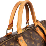 Louis Vuitton Monogram Canvas Keepall 55 Bandoulière Travel Bag