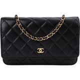 Chanel Quilted Lambskin Wallet On Chain Crossbody Bag