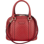 Gucci Microguccissima Leather Small Dome Satchel Handbag - vintageandkickz