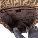 Fendi Monogram FF Zucca Baguette Shoulder Bag