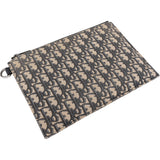 Christian Dior Oblique Trotter Monogram Jacquard Pouch Clutch