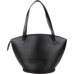Louis Vuitton Noir Epi Leather Sac St. Jacques GM Shoulder Bag - vintageandkickz