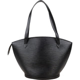Louis Vuitton Noir Epi Leather Sac St. Jacques GM Shoulder Bag - vintageandkickz