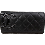 Chanel Quilted Lambskin CC Cambon Ligne Wallet