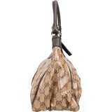 Gucci Monogram Coated Canvas GG Abbey D-Ring Shoulder Bag