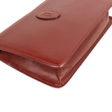 Cartier Bordeaux Leather Must de Cartier Zipped Clutch