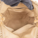 Stella McCartney Quilted Padded Faux Fur Falabella Fold Over Tote Crossbody Handbag