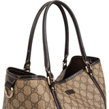 Gucci Monogram GG Supreme Crystal Tote Shoulder Bag