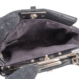 Fendi Leather Flowerland Micro Peekaboo Handbag