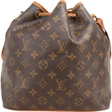 Louis Vuitton Monogram Canvas Sac Noé Petit Shoulder Bag