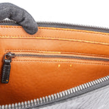 MCM Black Monogram Visetos Clutch
