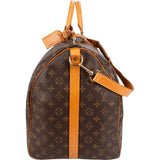 Louis Vuitton Monogram Canvas Keepall 60 Bandoulière Travel Bag
