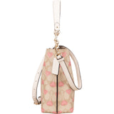 Coach Signature Monogram Heart Print Mollie Bucket Handbag