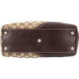 Gucci Monogram GG Canvas D-Ring Interlocking GG Tote Shoulder Bag
