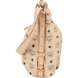 MCM Monogram Visetos Hobo Shoulder Crossbody Bag