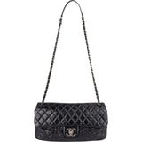 Chanel Quilted Lambskin Single Flap Crossbody Bag