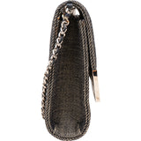 Chanel Denim Chocolate Bar Single Flap Shoulder Bag