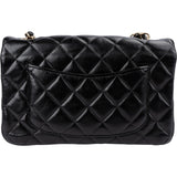 Chanel Quilted Leather Medium Double Flap Crossbody Bag
