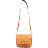 MCM Monogram Visetos Buckle Flap Crossbody Bag