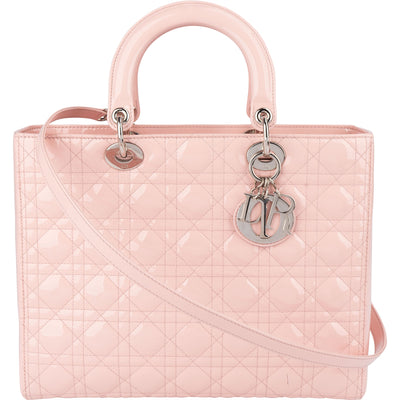 [🔄️B11 / F22] Dior Patent Calfskin Lady D-Joy Handbag - vintageandkickz